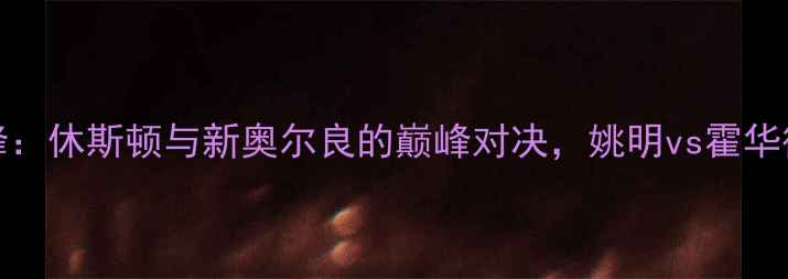 图片 2008火箭vs黄蜂：休斯顿与新奥尔良的巅峰对决，姚明vs霍华德，谁主沉浮？
