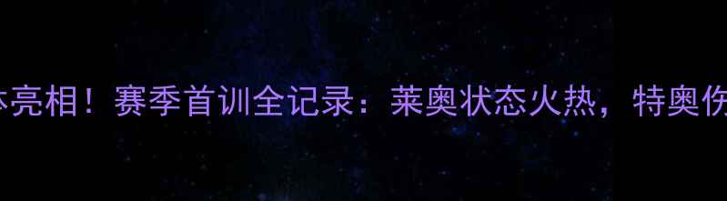 图片 AC米兰新援集体亮相！赛季首训全记录：莱奥状态火热，特奥伤愈复出引热议1