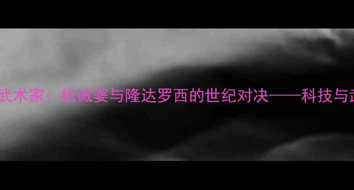 图片 AI机器人vs传统武术家：机械婆与隆达罗西的世纪对决——科技与武术的巅峰碰撞2