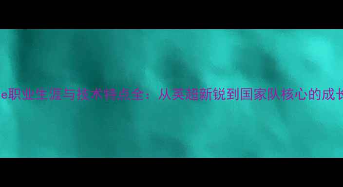 图片 Cilmore职业生涯与技术特点全：从英超新锐到国家队核心的成长之路2