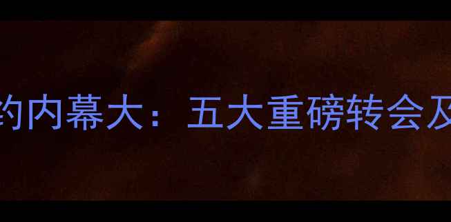 图片 NBA国际球员签约内幕大：五大重磅转会及未来趋势分析1