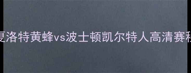 图片 NBA常规赛：夏洛特黄蜂vs波士顿凯尔特人高清赛程及战术前瞻1