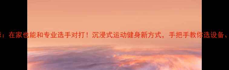 图片 VR羽毛球：在家也能和专业选手对打！沉浸式运动健身新方式，手把手教你选设备、练球技1