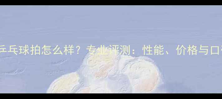 图片 Xiom乒乓球拍怎么样？专业评测：性能、价格与口碑全2
