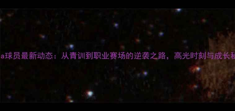 图片 Yattara球员最新动态：从青训到职业赛场的逆袭之路，高光时刻与成长秘籍全1