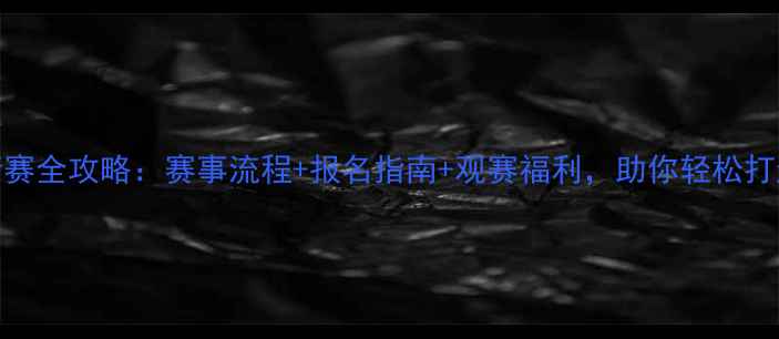图片 上海国际网球邀请赛全攻略：赛事流程+报名指南+观赛福利，助你轻松打造高人气体育盛宴