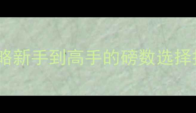 图片 专业羽毛球磅数全攻略新手到高手的磅数选择指南｜附4U5U6U详细2