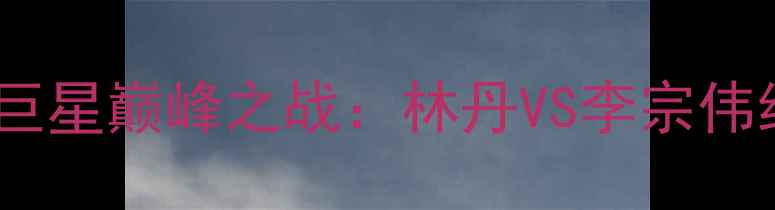 图片 世界羽联总决赛巨星巅峰之战：林丹VS李宗伟经典对决全记录1