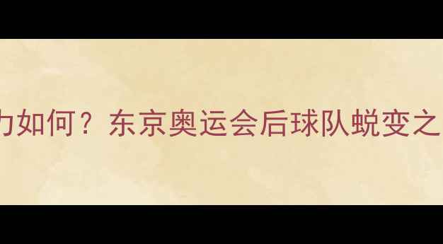 图片 中国男乒统治力如何？东京奥运会后球队蜕变之路与未来挑战1