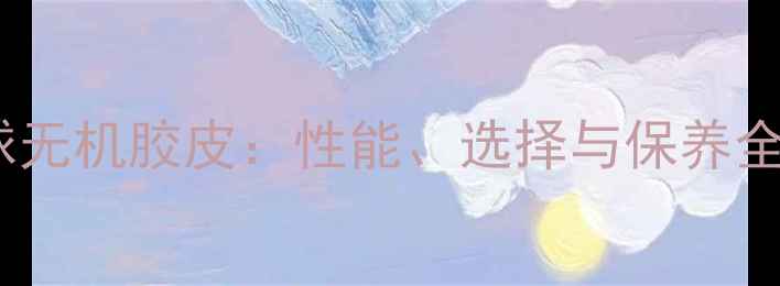 图片 乒乓球无机胶皮：性能、选择与保养全指南1