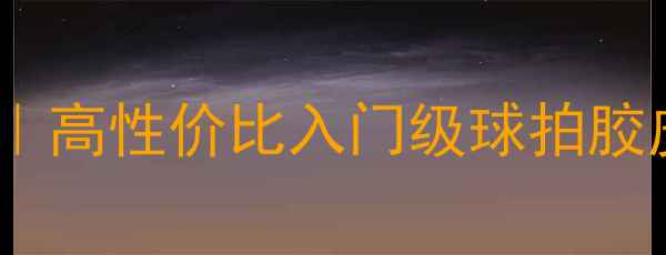 图片 乒乓球胶皮选购全攻略｜高性价比入门级球拍胶皮推荐（附避坑指南）2