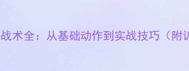 图片 乒乓球进攻战术全：从基础动作到实战技巧（附训练计划）1