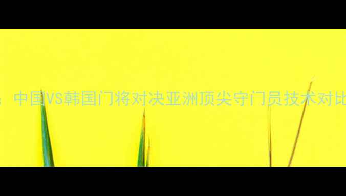 图片 亚洲杯预选赛：中国VS韩国门将对决亚洲顶尖守门员技术对比与关键战分析