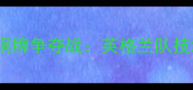 图片 亚运会乒乓球铜牌争夺战：英格兰队技术与赛后分析1