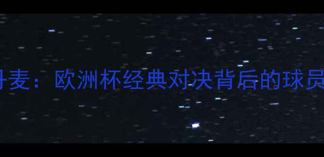 图片 克罗地亚VS丹麦：欧洲杯经典对决背后的球员故事与战术1