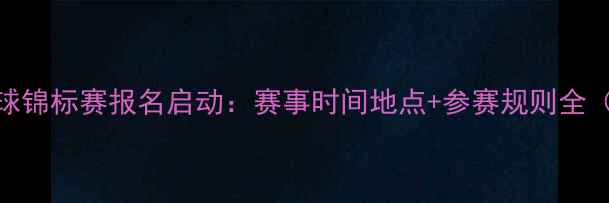 图片 全国业余羽毛球锦标赛报名启动：赛事时间地点+参赛规则全（附报名通道）