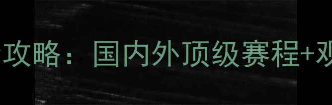 图片 全年羽毛球赛事全攻略：国内外顶级赛程+观赛指南+装备推荐