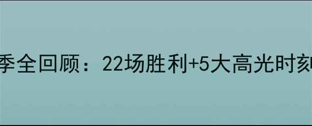 图片 利物浦赛季全回顾：22场胜利+5大高光时刻+数据🔥2