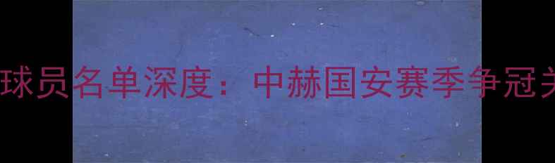 图片 北京国安最新球员名单深度：中赫国安赛季争冠关键阵容曝光1