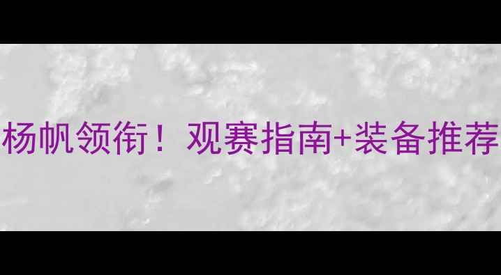 图片 南宁羽毛球联赛全攻略杨帆领衔！观赛指南+装备推荐，解锁热血赛事全亮点