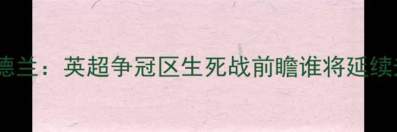 图片 南安普顿vs桑德兰：英超争冠区生死战前瞻谁将延续升班马传奇？2