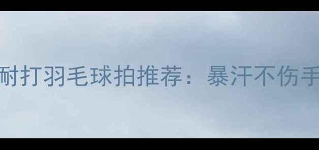 图片 夏季高性价比耐打羽毛球拍推荐：暴汗不伤手+耐用性实测1