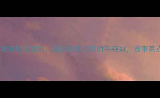 图片 天津全运会羽毛球决赛战况激烈：国羽选手力克对手夺冠，赛事亮点与运动员故事全1
