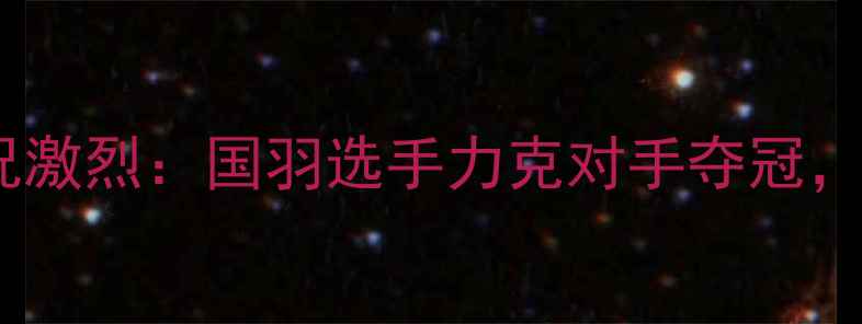 图片 天津全运会羽毛球决赛战况激烈：国羽选手力克对手夺冠，赛事亮点与运动员故事全2