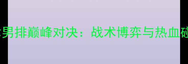 图片 天津女排vs天津男排巅峰对决：战术博弈与热血碰撞的全民狂欢1