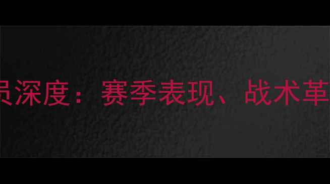 图片 威廉史密斯球员深度：赛季表现、战术革新与未来展望1