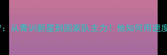 图片 山东鲁能20号张玉宁：从青训新星到国家队主力！他如何用速度+技术征服中超🔥💥