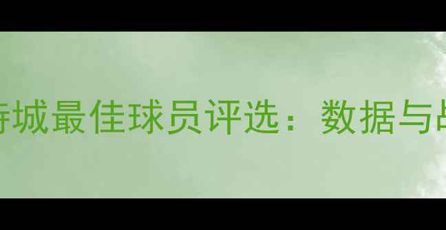 图片 度莱斯特城最佳球员评选：数据与战术价值