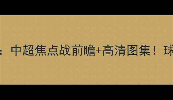 图片 延边龙鼎vs恒大淘宝：中超焦点战前瞻+高清图集！球员阵容+赛事看点全1