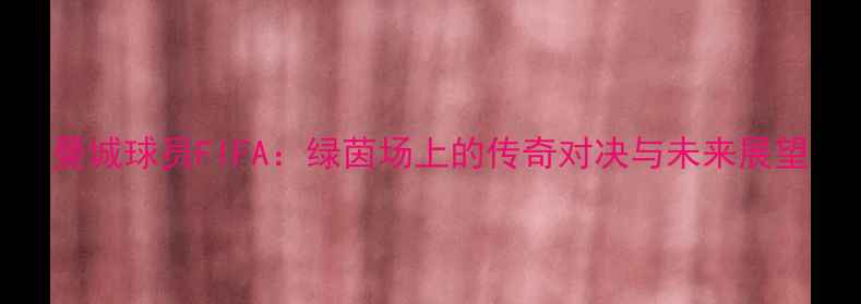 图片 曼城球员FIFA：绿茵场上的传奇对决与未来展望