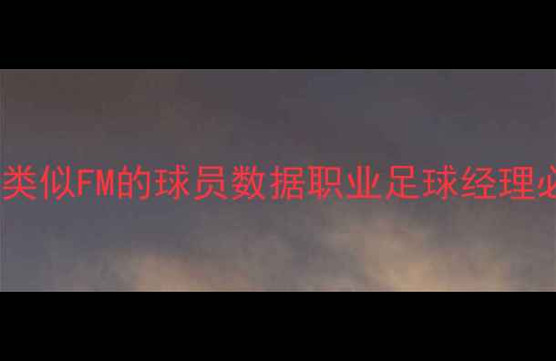 图片 最新版：类似FM的球员数据职业足球经理必看指南2