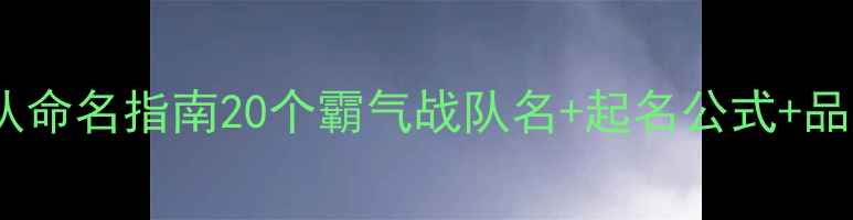 图片 最新羽毛球战队命名指南20个霸气战队名+起名公式+品牌设计全攻略1