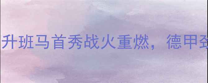 图片 法兰克福vs沃夫斯堡：德甲升班马首秀战火重燃，德甲劲旅主场捍卫荣耀巅峰对决2