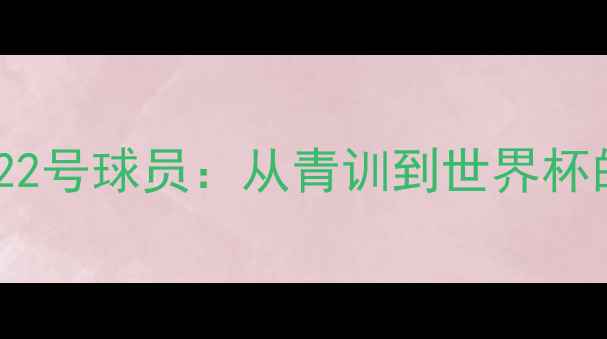 图片 法国国家队22号球员：从青训到世界杯的逆袭之路1