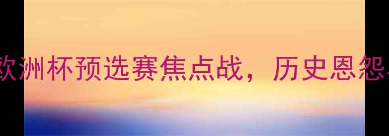 图片 波兰vs斯洛伐克：欧洲杯预选赛焦点战，历史恩怨与战术对决全前瞻1