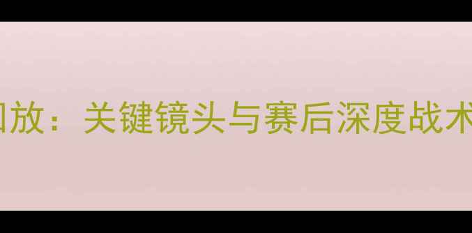 图片 活塞vs热火高清比赛回放：关键镜头与赛后深度战术分析（附数据统计）1