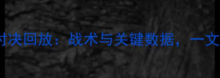 图片 火箭队vs小牛队经典对决回放：战术与关键数据，一文看懂西部决赛巅峰战2