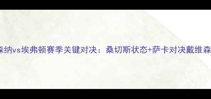 图片 爆款英超焦点战！阿森纳vs埃弗顿赛季关键对决：桑切斯状态+萨卡对决戴维森，谁将主宰北伦敦？1