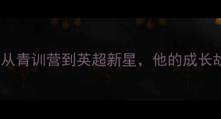 图片 球员Sanson逆袭之路：从青训营到英超新星，他的成长故事激励了千万球迷！1