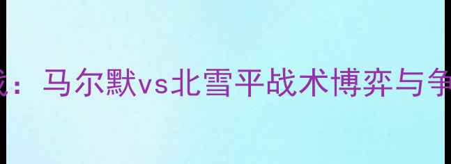 图片 瑞典超焦点战：马尔默vs北雪平战术博弈与争冠前景深度2