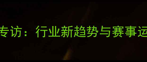 图片 电竞比赛CEO专访：行业新趋势与赛事运营成功策略1