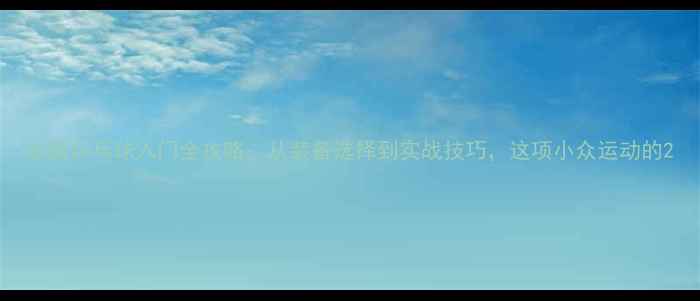图片 砂板乒乓球入门全攻略：从装备选择到实战技巧，这项小众运动的2