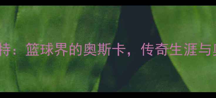 图片 科比·布莱恩特：篮球界的奥斯卡，传奇生涯与奥斯卡级荣誉2