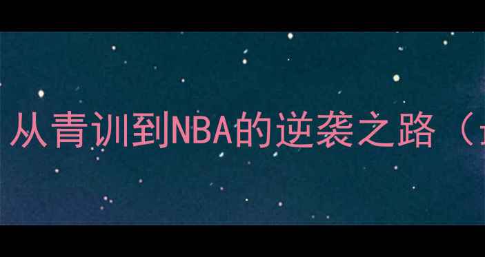 图片 篮球27号球员：从青训到NBA的逆袭之路（最新数据解读）
