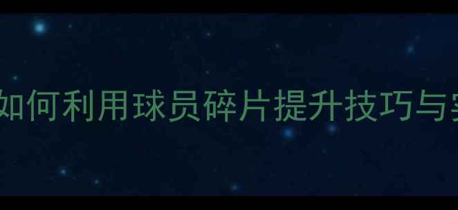 图片 篮球训练中的碎片时间：如何利用球员碎片提升技巧与实战应用（附训练指南）1