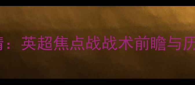 图片 纽卡斯尔vs狼队高清：英超焦点战战术前瞻与历史交锋数据全盘点1